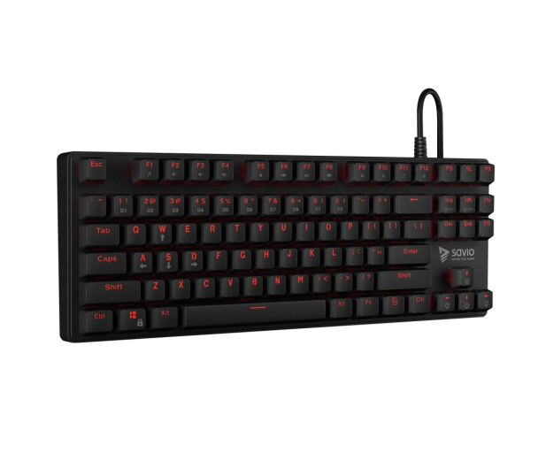 SAVIO KLAWIATURA PRZEWODOWA MECHANICZNA SAVIO Tempest RX RED Outem - 1468462 - zdjęcie 4